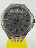 50301-Invicta Celestial Mens Watch with a Pave Crystal Dial and Bezel With Gold Trim