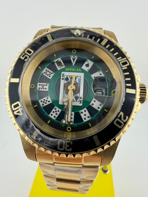 5052--Invicta House of Cards Mens Watch Green Dial