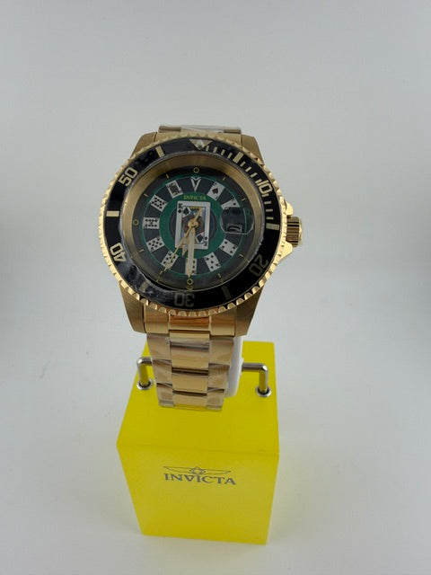 5052--Invicta House of Cards Mens Watch Green Dial