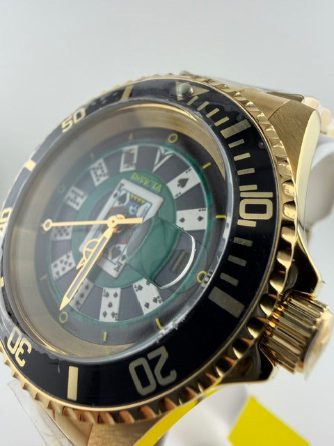 5052--Invicta House of Cards Mens Watch Green Dial