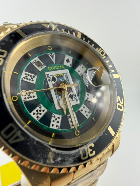 5052--Invicta House of Cards Mens Watch Green Dial