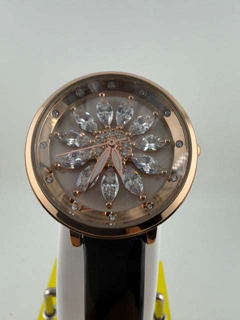 70361-Invicta Celestial Lady 34 mm w/Spinning Jewled Dial Black Band