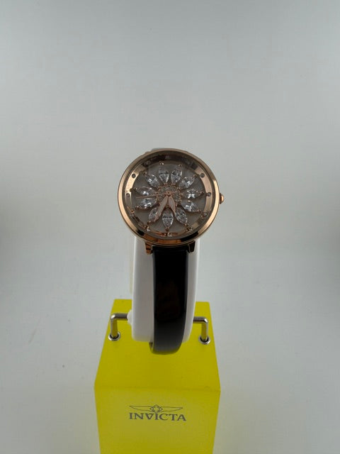 70361-Invicta Celestial Lady 34 mm w/Spinning Jewled Dial Black Band