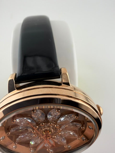 70361-Invicta Celestial Lady 34 mm w/Spinning Jewled Dial Black Band