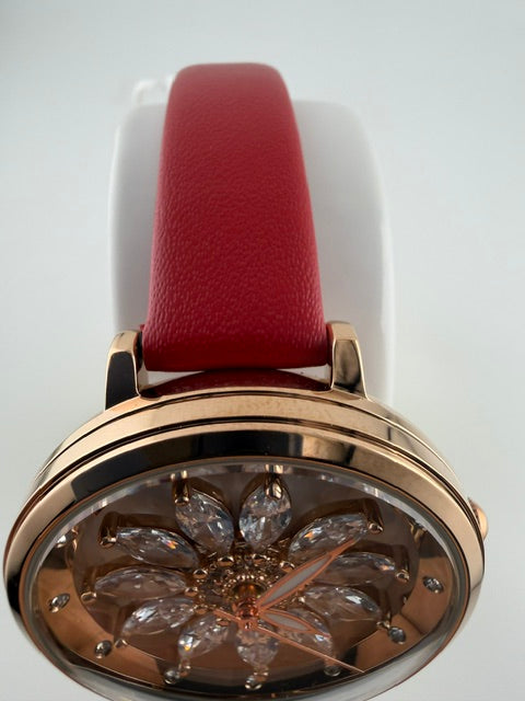 70356- Invicta Celestial  Lady 38mm Gold Tone Case Black Metal Dial Black Band SD-007 Quartz #5