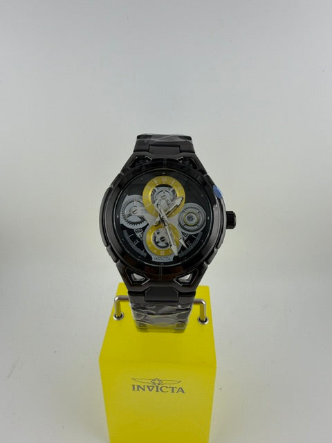 79009-Invicta S1 Ralley Men's Watch 44mm Black/Yellow