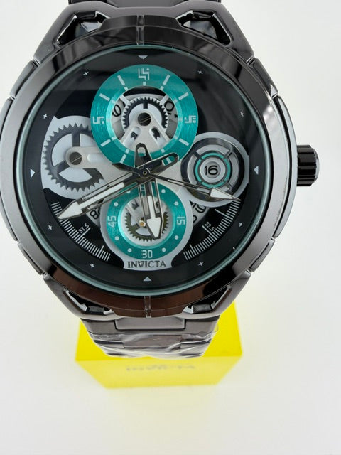 79008-Invicta S1 Ralley Men's Watch 44mm Black/Teal