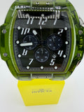 49980-Invicta S1 Rally Vortcie Green Quartz Chronograph Tonneau