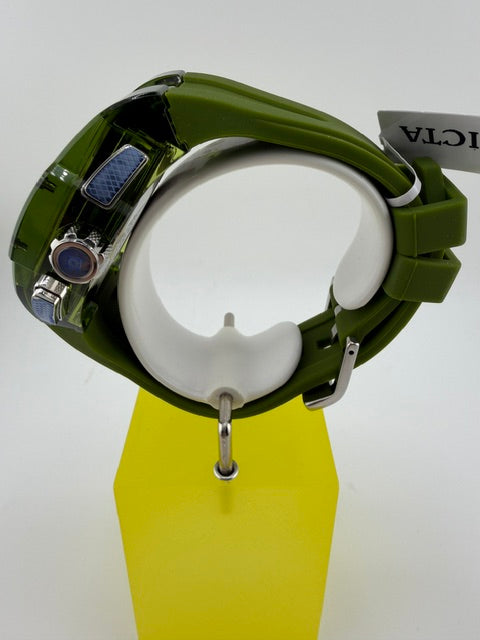 49980-Invicta S1 Rally Vortcie Green Quartz Chronograph Tonneau