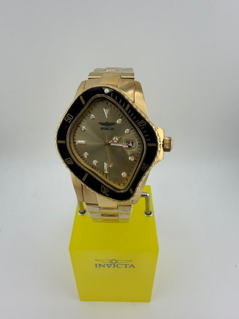 51005 - Invicta Artist Men's Watch - 40mm, Steel (51005) Gold w/Black Dial