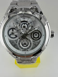 79011-Invicta S1 Rally Siver W/White Dial
