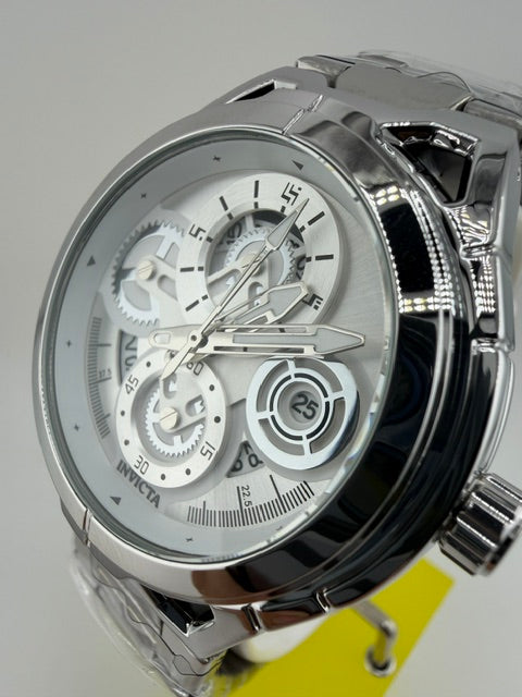 79011-Invicta S1 Rally Siver W/White Dial