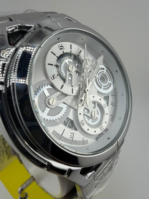 79011-Invicta S1 Rally Siver W/White Dial