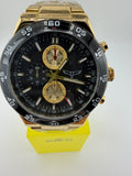 69986-Invicta S1 Rally Mens Watch Gold W/ Black Dial 43MM