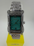 69280-Invicta Wildflower Petal Womens Watch-SilverW Teal Rectangle Dial