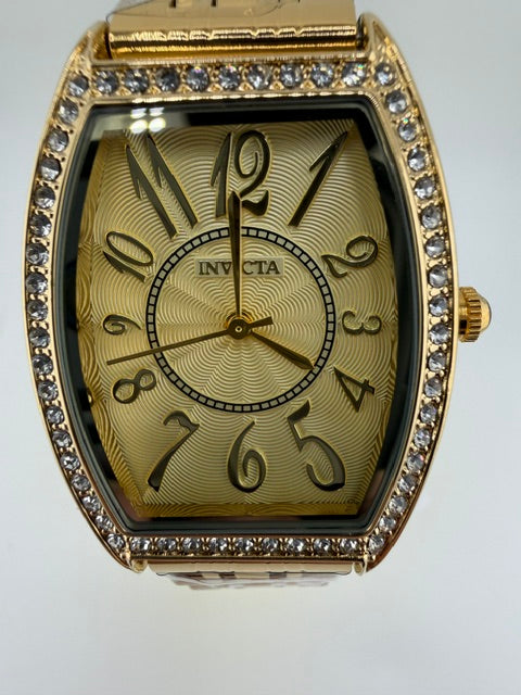 69266-Invicta Wildflower Petal Womens Watch-Gold w/Gold Dial