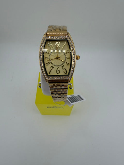 69266-Invicta Wildflower Petal Womens Watch-Gold w/Gold Dial