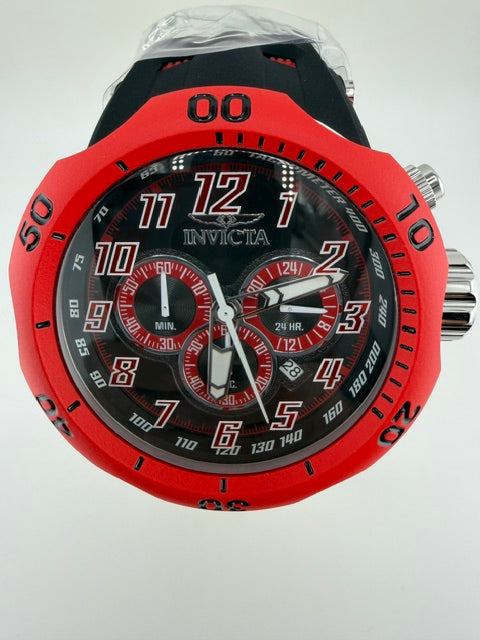 48237-Invicta Venom Hydro Red, Black
