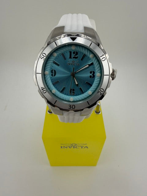 48848-Invicta Angel Lady 38mm White With Teal Dial