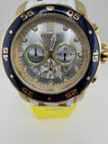 20293- Invicta ro Diver Scuba 48mm Men's Watch White W/Silver Dial Blue Bezel