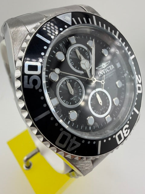 1768-Invicta Pro Diver Mens 43mm Black Dial