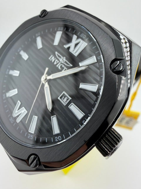 50697-Invicta Akula Quartz Black Silicone Strap