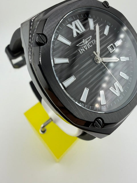 50697-Invicta Akula Quartz Black Silicone Strap