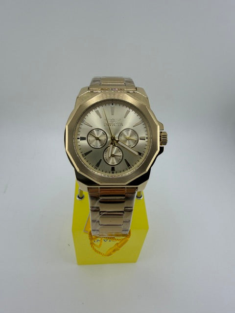46855 - Invicta Speedway Multi Funtion  Men's Watch - Gold/Gold Band