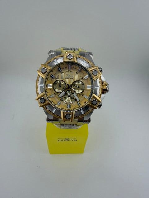 49808-Invicta Bolt Surge Mens Watch Tan and Gold