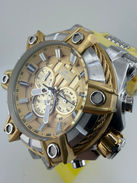 49808-Invicta Bolt Surge Mens Watch Tan and Gold