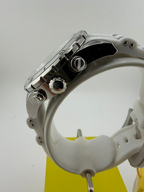 37347-Invicta Lady Angel Chronograph White W/White Dial