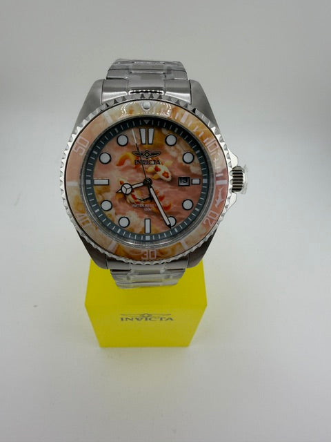 51062 - Invicta Pro Diver Visions from Above Peach Koi