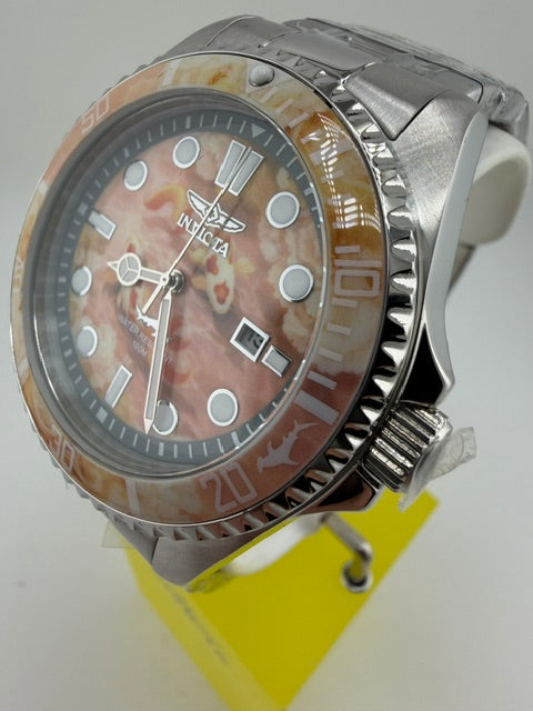 51062 - Invicta Pro Diver Visions from Above Peach Koi