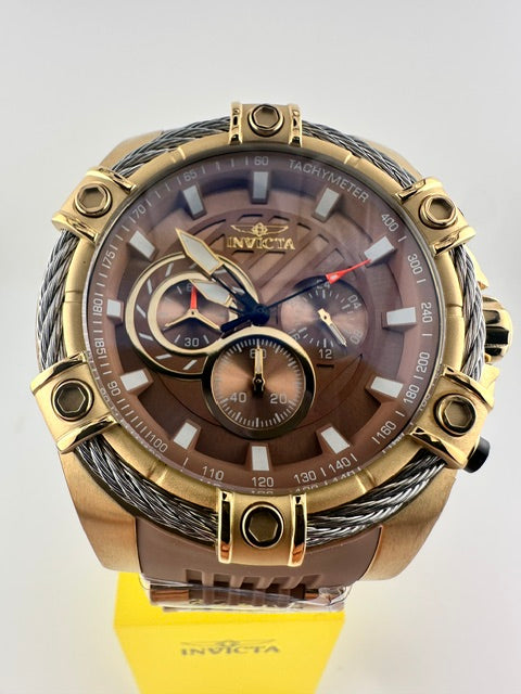 48384 - Invicta Bolt Vestige Men's Watch - 52mm, Tan, Gold (48384) #2