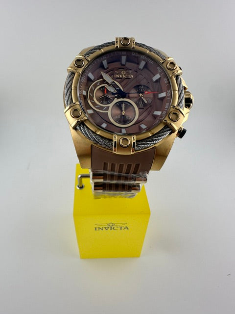 48384 - Invicta Bolt Vestige Men's Watch - 52mm, Tan, Gold (48384) #2