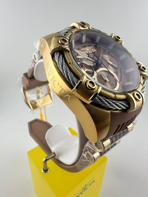 48384 - Invicta Bolt Vestige Men's Watch - 52mm, Tan, Gold (48384) #2