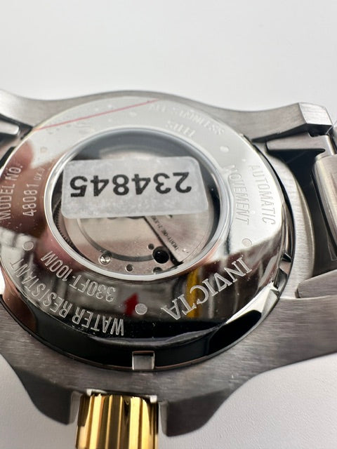 48081 - Invicta Speedway High Bank Automatic Men's Watch - 50mm, Gold, Steel (48081) #2