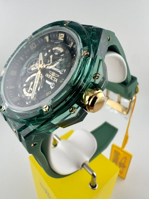 48805 - Invicta Racing Saphirex Men's Watch - 46mm, Green (48805) #2