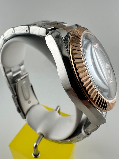 69756 - Invicta Objet D Art Glyph Automatic Men's Watch w/ Skeleton Dial - 43mm, Silver, Rose Gold (69756) #10
