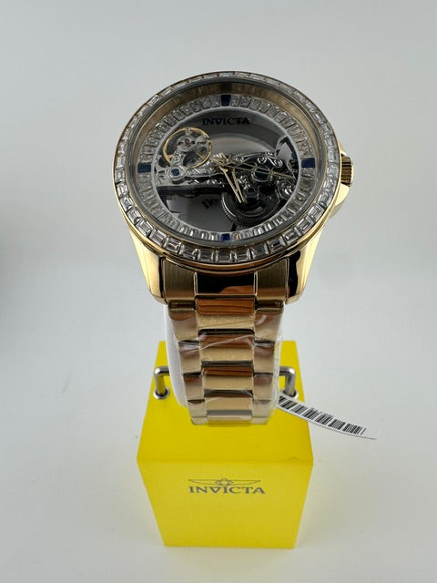 69114 - Invicta Objet D Art Idyll Automatic Men's Watch w/ Skeleton Dial - 43mm, Gold (69114) #5