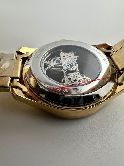 69114 - Invicta Objet D Art Idyll Automatic Men's Watch w/ Skeleton Dial - 43mm, Gold (69114) #5