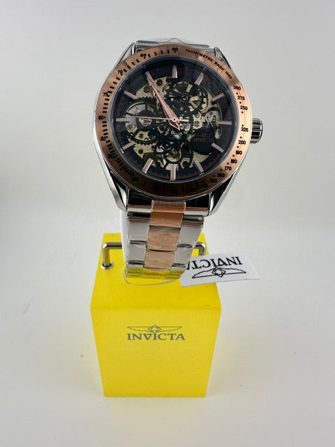 69599 - Invicta Objet D Art Excelsior Automatic Men's Watch w/ Skeleton Dial - 43mm, Silver, Rose Gold (69599) #13