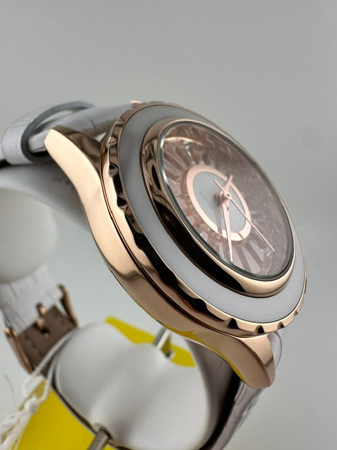70371 - Invicta Celestial  Lady 37.3mm Rose Gold Tone Case Rose Gold Metal Dial White Band SD-006 Quartz #1