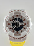 70323 - Invicta Celestial  Lady 44mm Black Tone Case White Metal Dial White Band Electronic and SD-006 Digital and Quartz #1