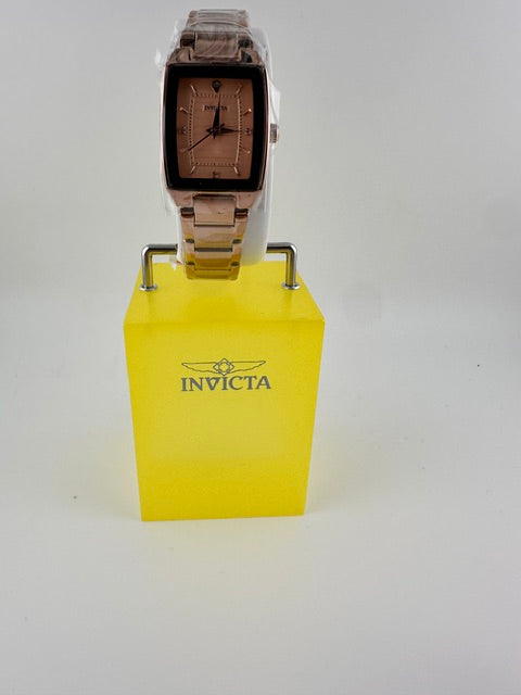 70280 - Invicta Celestial  Lady 22.7mm Rose Gold Tone Case Rose Gold Metal Dial Rose Gold Band SD-006 Quartz #1