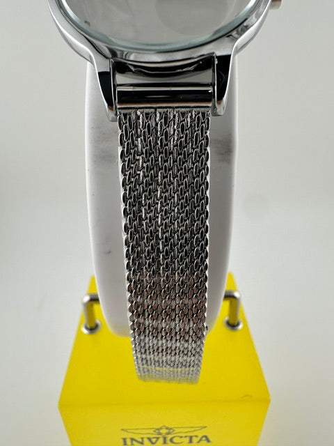70291 - Invicta Angel  Lady 31mm Silver Tone Case White+Silver Metal Dial Silver Band VJ21C Quartz #2