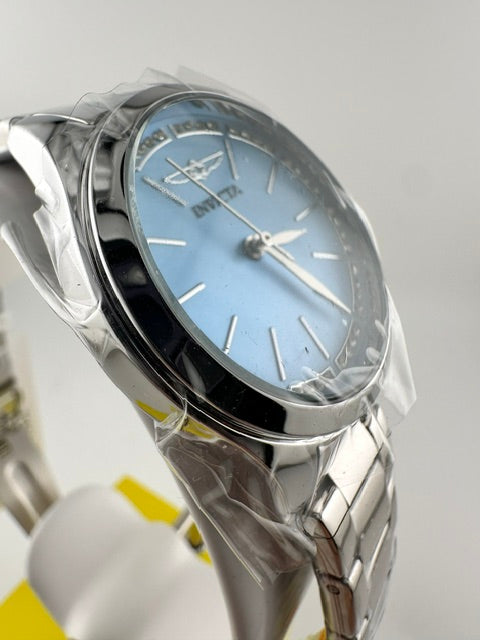 70416 - Invicta Celestial  Lady 33mm Silver Tone Case Blue Metal Dial Silver Band SD-006 Quartz #3
