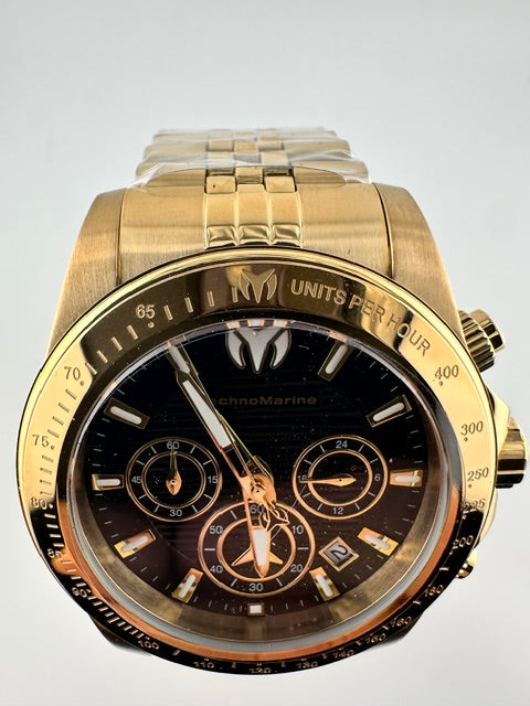 TM-219023 - TechnoMarine Manta Ray Men's Watch - 42mm, Gold (TM-219023)