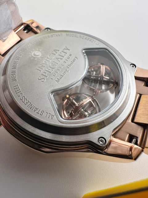 48901 - Invicta Specialty Twin Axis Men's Watch w / Skeleton Dial- 46mm, Rose Gold (48901) #1