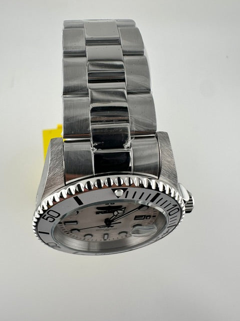 50893 - Invicta Pro Diver Men's Watch 42mm Steel Tone Case White Metal Dial Steel Band PC32 Quartz #21